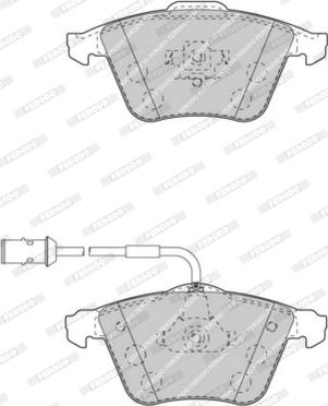 Ferodo FDB4427 - Тормозные колодки, дисковые, комплект avtokuzovplus.com.ua