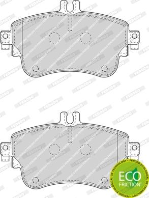 Ferodo FDB4428 - Тормозные колодки, дисковые, комплект avtokuzovplus.com.ua