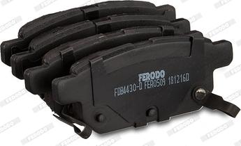 Ferodo FDB4430-D - Тормозные колодки, дисковые, комплект avtokuzovplus.com.ua