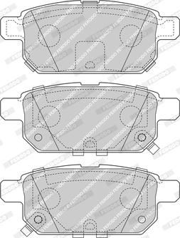 Ferodo FDB4430-D - Тормозные колодки, дисковые, комплект autodnr.net