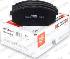 Ferodo FDB4447B-D - Тормозные колодки, дисковые, комплект autodnr.net