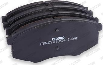 Ferodo FDB4447B-D - Тормозные колодки, дисковые, комплект autodnr.net