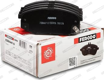 Ferodo FDB4447-D - Тормозные колодки, дисковые, комплект autodnr.net