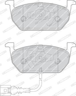 Ferodo FDB4454 - Тормозные колодки, дисковые, комплект avtokuzovplus.com.ua