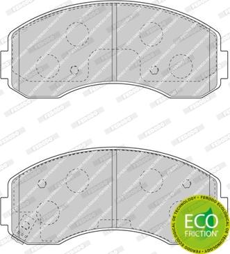 Ferodo FDB4567 - Тормозные колодки, дисковые, комплект avtokuzovplus.com.ua