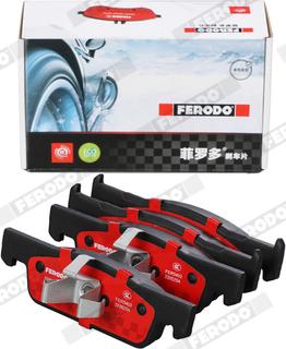 Ferodo FDB4615-S - Тормозные колодки, дисковые, комплект autodnr.net