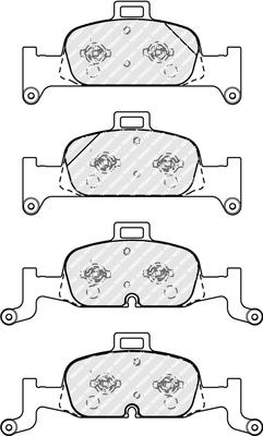 Ferodo FDB4616 - Тормозные колодки, дисковые, комплект avtokuzovplus.com.ua