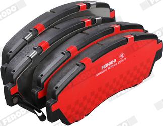 Ferodo FDB4620-S - Гальмівні колодки, дискові гальма autocars.com.ua