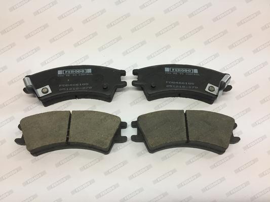 Ferodo FDB4661QS - Гальмівні колодки, дискові гальма autocars.com.ua