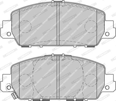 Ferodo FDB4673-D - Гальмівні колодки, дискові гальма autocars.com.ua