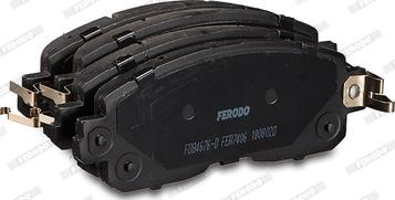 Ferodo FDB4676-D - Тормозные колодки, дисковые, комплект avtokuzovplus.com.ua