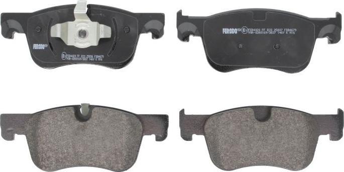 Ferodo FDB4679 - Гальмівні колодки, дискові гальма autocars.com.ua