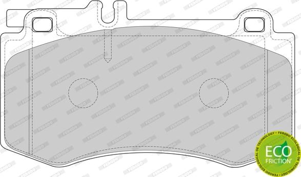 Ferodo FDB4694 - Тормозные колодки, дисковые, комплект avtokuzovplus.com.ua