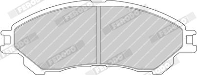 Ferodo FDB4698 - Гальмівні колодки, дискові гальма autocars.com.ua