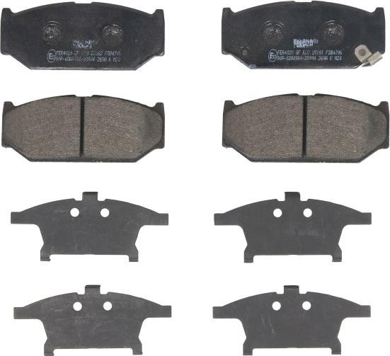 Ferodo FDB4705 - Гальмівні колодки, дискові гальма autocars.com.ua