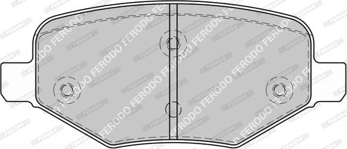 Ferodo FDB4732-D - Тормозные колодки, дисковые, комплект autodnr.net