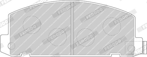 Ferodo FDB474 - Гальмівні колодки, дискові гальма autocars.com.ua