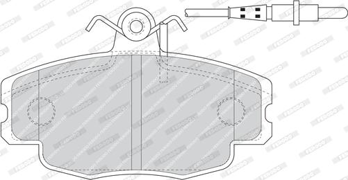 Ferodo FDB4754 - Тормозные колодки, дисковые, комплект avtokuzovplus.com.ua