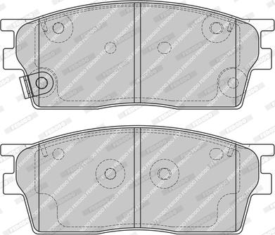 Ferodo FDB4767-D - Тормозные колодки, дисковые, комплект autodnr.net