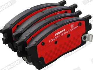 Ferodo FDB4767-S - Тормозные колодки, дисковые, комплект autodnr.net