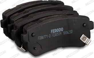 Ferodo FDB4771-D - Тормозные колодки, дисковые, комплект autodnr.net