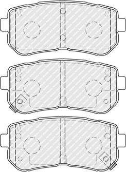 Ferodo FDB4771 - Тормозные колодки, дисковые, комплект autodnr.net