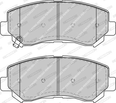 Ferodo FDB4781-D - Гальмівні колодки, дискові гальма autocars.com.ua