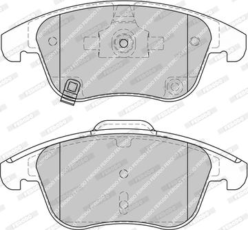 Ferodo FDB4810-D - Гальмівні колодки, дискові гальма autocars.com.ua