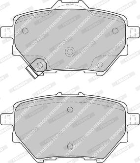 Ferodo FDB4811-D - Тормозные колодки, дисковые, комплект autodnr.net