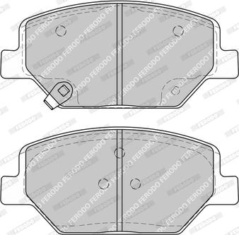 Ferodo FDB4812-D - Гальмівні колодки, дискові гальма autocars.com.ua