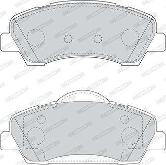 Ferodo FDB4823 - Гальмівні колодки, дискові гальма autocars.com.ua