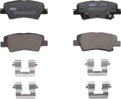 Ferodo FDB4833 - Гальмівні колодки, дискові гальма autocars.com.ua