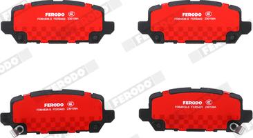 Ferodo FDB4838-S - Тормозные колодки, дисковые, комплект avtokuzovplus.com.ua