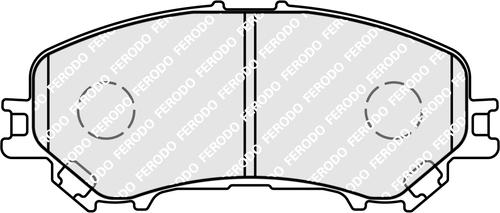 Ferodo FDB4843 - Гальмівні колодки, дискові гальма autocars.com.ua