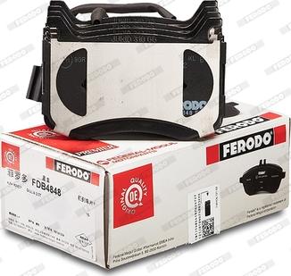Ferodo FDB4848 - Гальмівні колодки, дискові гальма autocars.com.ua