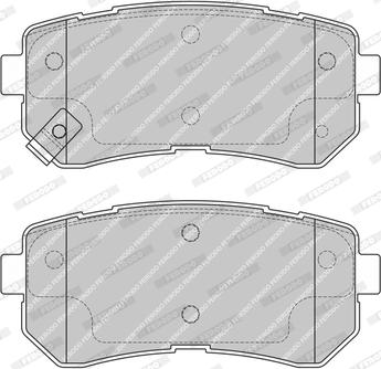 Ferodo FDB4856-D - Тормозные колодки, дисковые, комплект avtokuzovplus.com.ua