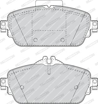 Ferodo FDB4870 - Гальмівні колодки, дискові гальма autocars.com.ua