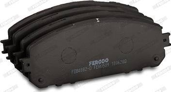 Ferodo FDB4882-D - Гальмівні колодки, дискові гальма autocars.com.ua