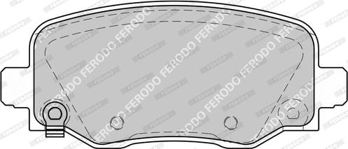 Ferodo FDB4883-D - Гальмівні колодки, дискові гальма autocars.com.ua