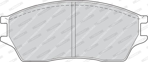 Ferodo FDB488 - Тормозные колодки, дисковые, комплект autodnr.net