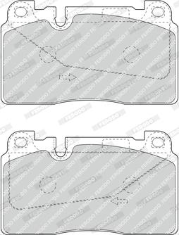 Ferodo FDB4908 - Тормозные колодки, дисковые, комплект autodnr.net