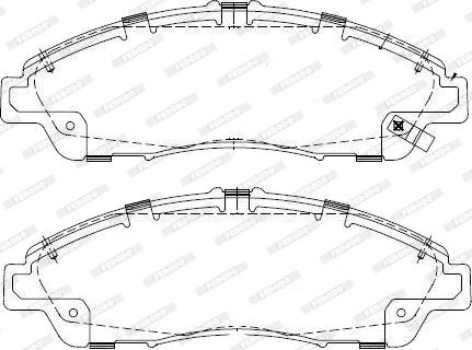 Ferodo FDB4922-D - Гальмівні колодки, дискові гальма autocars.com.ua