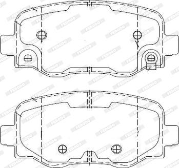 Ferodo FDB4925-D - Тормозные колодки, дисковые, комплект avtokuzovplus.com.ua