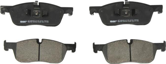Ferodo FDB4926 - Гальмівні колодки, дискові гальма autocars.com.ua