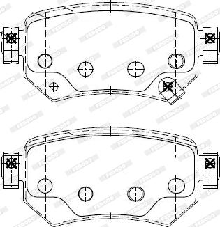 Ferodo FDB4944-D - Тормозные колодки, дисковые, комплект avtokuzovplus.com.ua