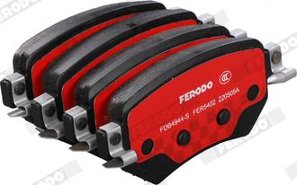 Ferodo FDB4944-S - Тормозные колодки, дисковые, комплект avtokuzovplus.com.ua