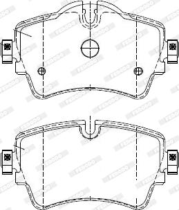 Ferodo FDB4945-D - Тормозные колодки, дисковые, комплект avtokuzovplus.com.ua