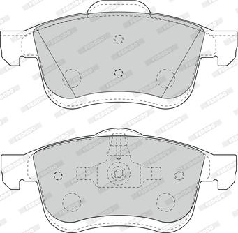 Ferodo FDB4951 - Гальмівні колодки, дискові гальма autocars.com.ua