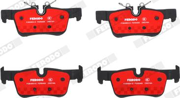 Ferodo FDB4954-S - Тормозные колодки, дисковые, комплект avtokuzovplus.com.ua