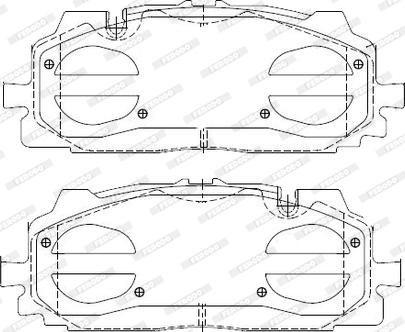 Ferodo FDB4959-D - Гальмівні колодки, дискові гальма autocars.com.ua